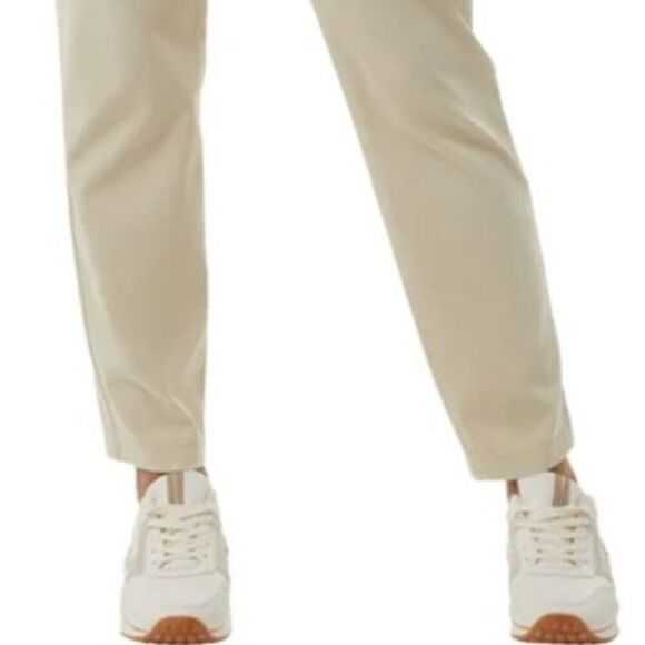32 DEGREES Ladies Knit Twill Ankle Pants Sz XXL-20 Flat Front Tan Cream 2XL NWT - Picture 2 of 12